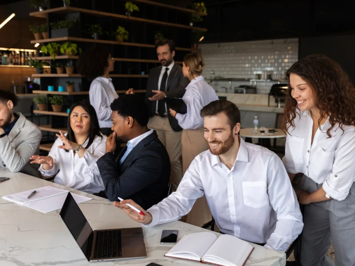 Gestão de equipe em restaurante