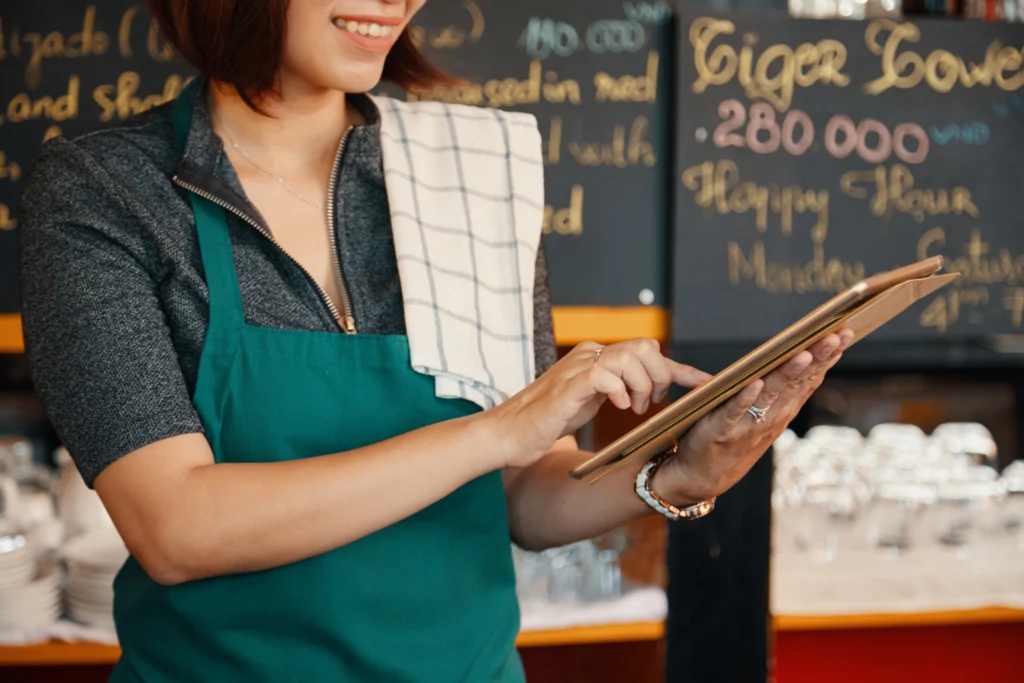 processos em restaurantes