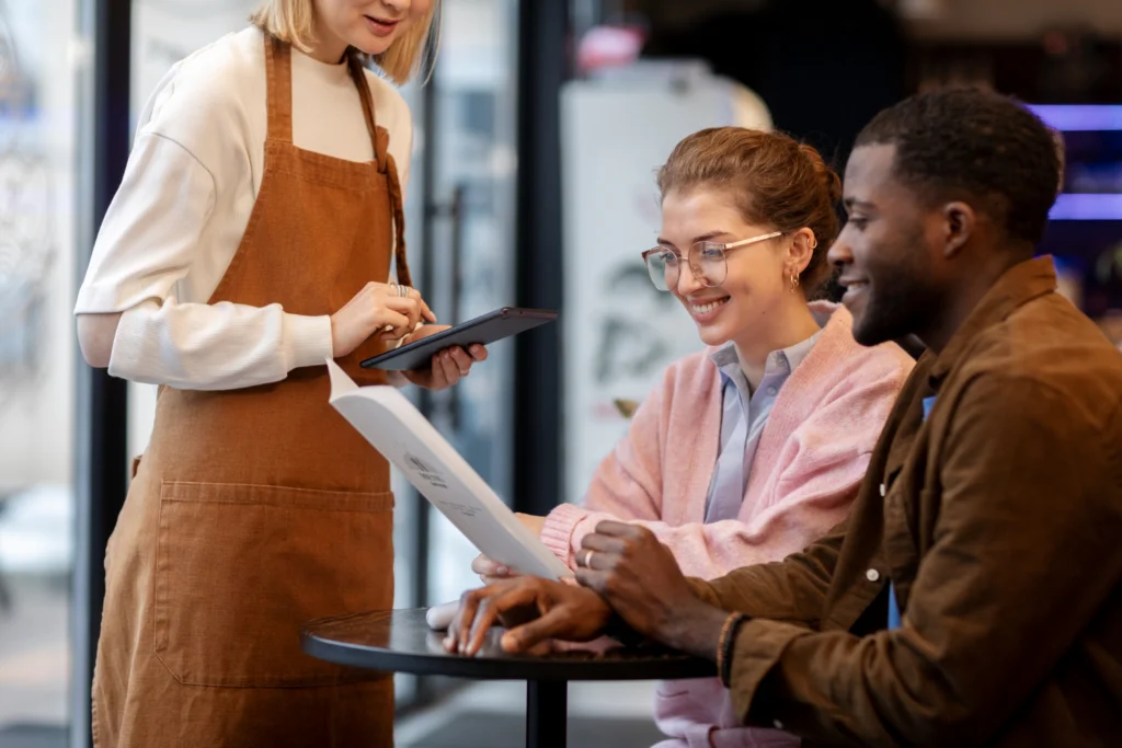 processos em restaurantes