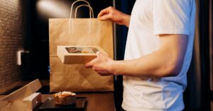 embalagem de delivery