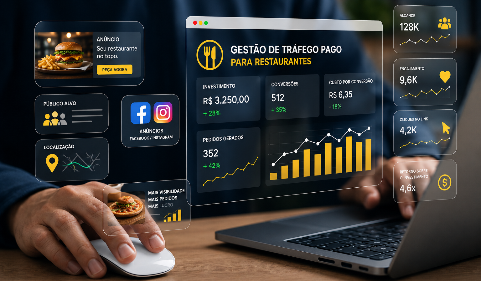 trafego pago para delivery