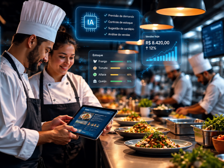 IA na equipe do restaurante