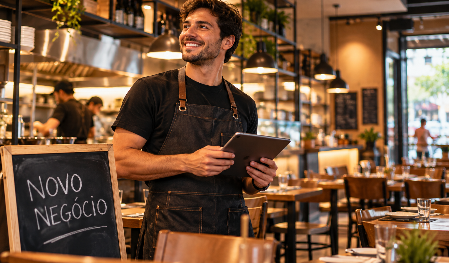 primeiros 90 dias do restaurante